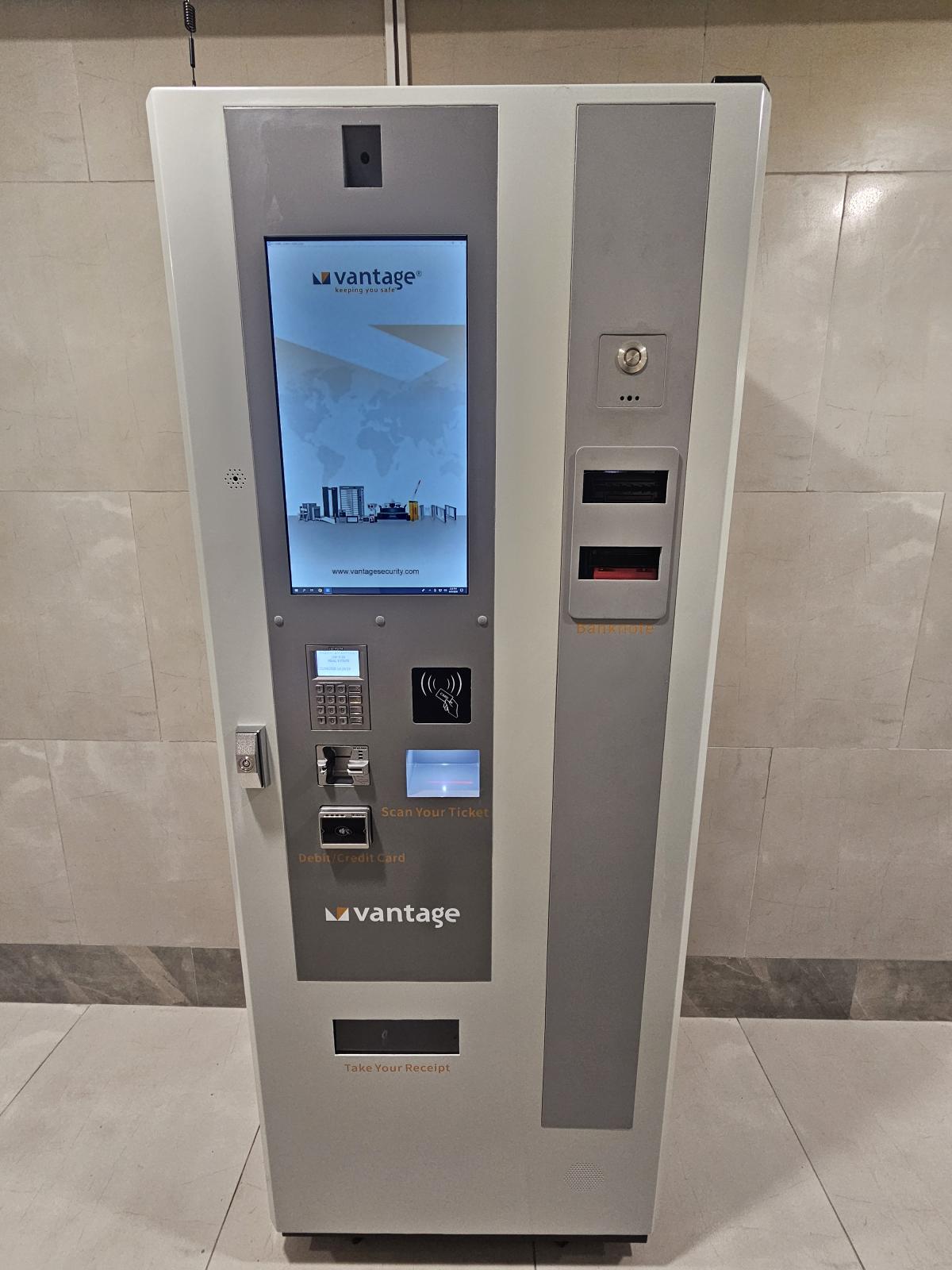 Kiosk for payment collection
