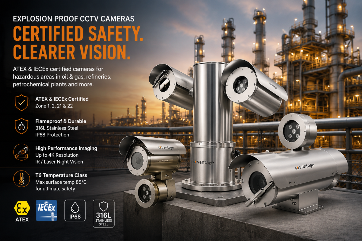 Explosion proof cctv cameras