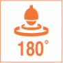 Image of '180°' feature