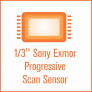 Image of '1/3" Sony Exmor Progressive Scan sensor' feature