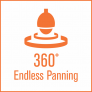 Image of '360° Endless Panning' feature