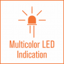 Image of 'Multicolor LED Indication' feature