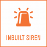 Image of 'Inbuilt Siren' feature