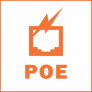 Image of 'Power over Ethernet (PoE)' feature