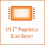 Image of '1/1.7'' Progressive Scan Sensor' feature