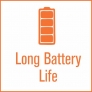 Image of 'Long Battery Life' feature