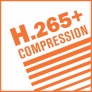 Image of 'H.265+ Compression' feature
