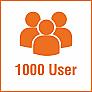 Image of '1000 User' feature