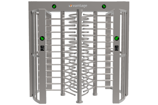 Full Height Dual Lane Turnstile Gate Barrier