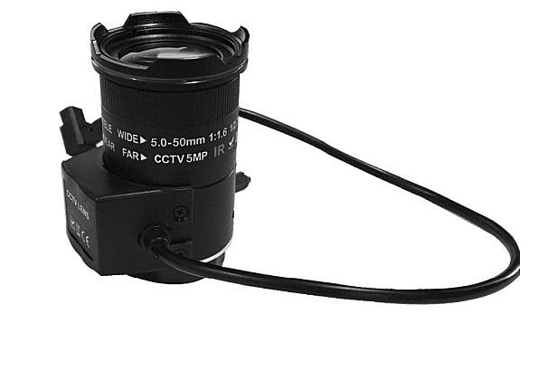 5MP, 5-50MM Lens