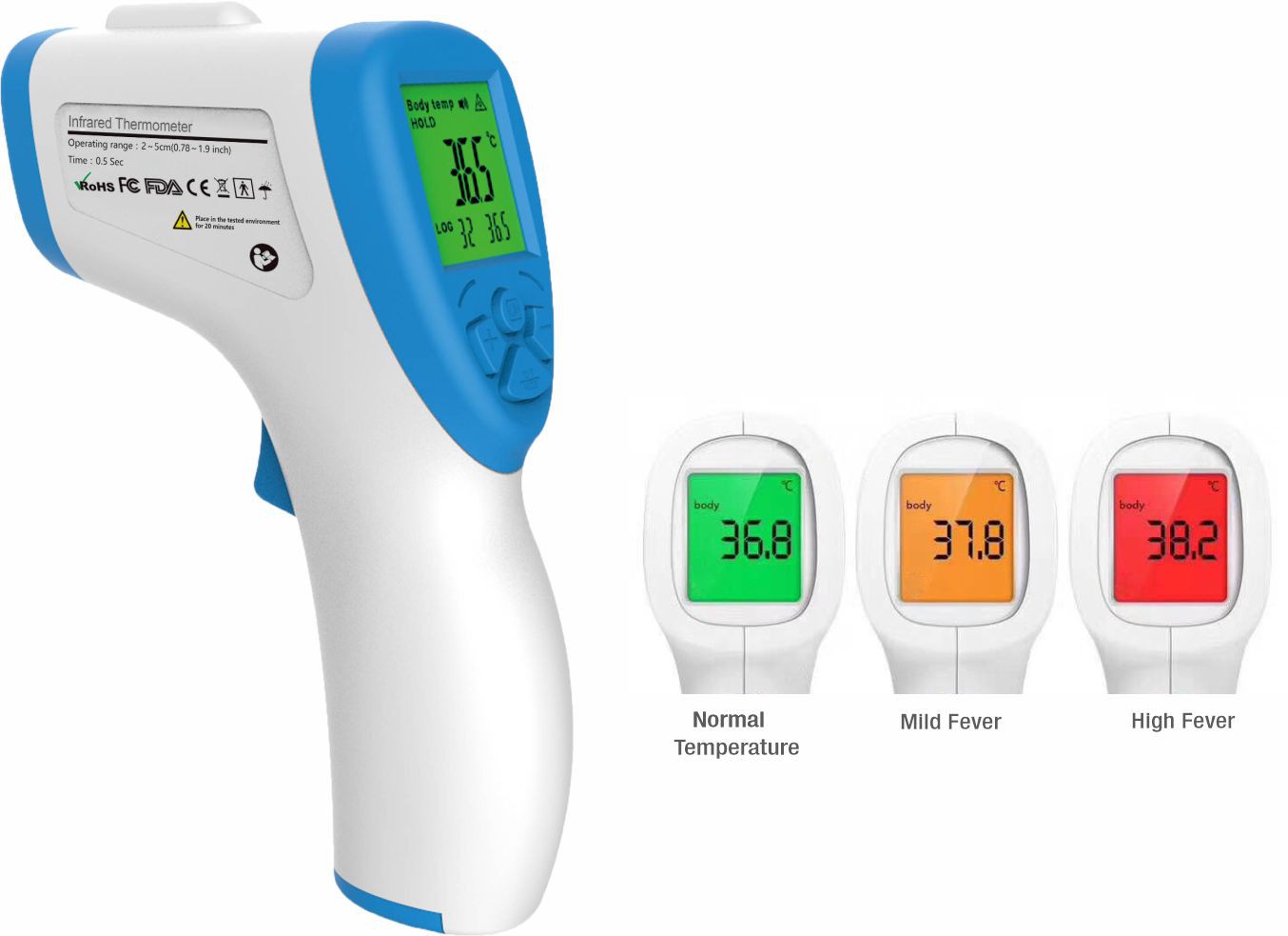 HandHeld IR Thermometer Vantage Security