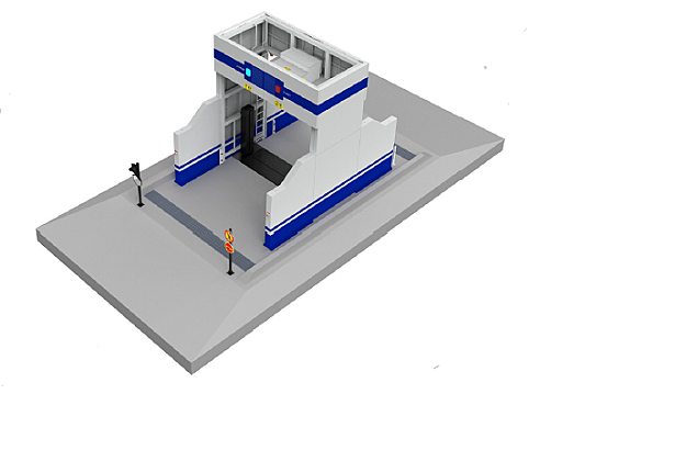 Cargo and Vehicle Inspection X-Ray Scanner- Self Drive 