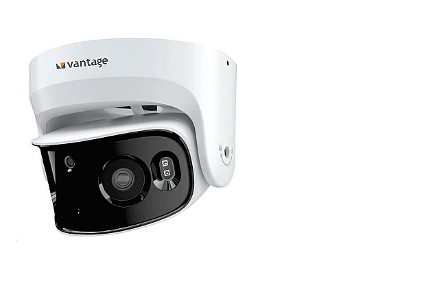 8MP, 180° Panoramic Multilens IP Camera