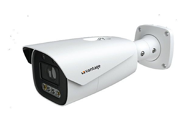 8MP Dual illumination Color Night View Motorized Bullet IP Camera - Intrusion Deterrence