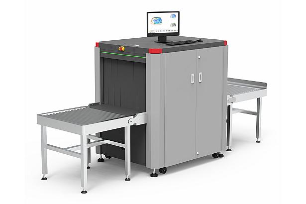 X-Ray Baggage Scanner, 7 Color Imaging, 75x55cm Tunnel Size
