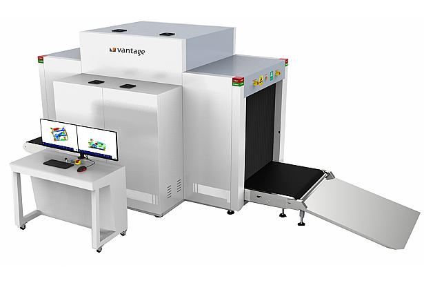 X-Ray Baggage Scanner, Dual Generators and Dual View, 100x100cm Tunnel Size
